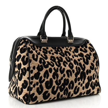 Louis Vuitton Jacquard Velvet Leopard Print Stephen Sprouse Speedy 3 of 12
