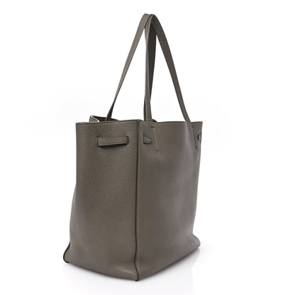 Celine Soft Grained Calfskin Small Belt Cabas Phantom Taupe 3 of 12