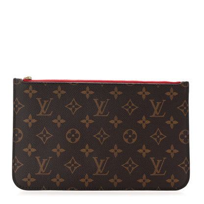 Louis Vuitton Monogram Neverfull MM GM Pochette Cherry 1 of 6