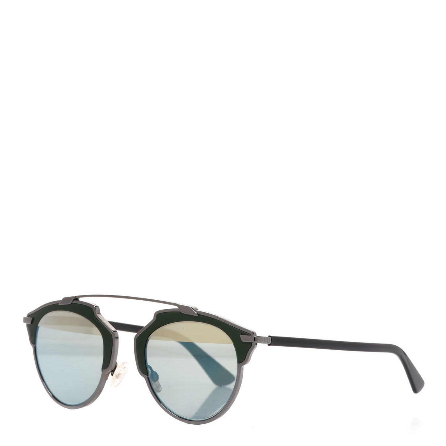 Mirrored So Real Sunglasses Dark Green