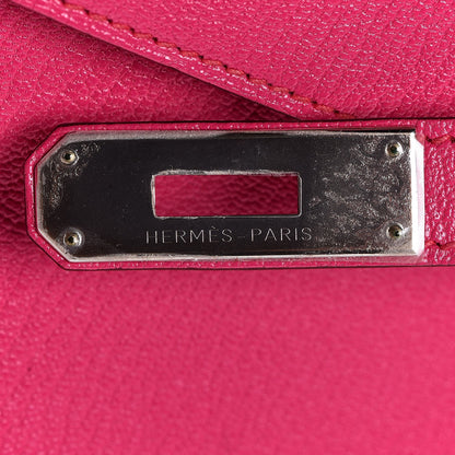 Hermes Chevre Mysore Kelly Retourne 28 Rose Shocking 29 of 41
