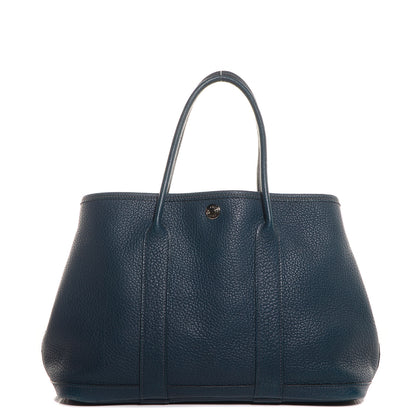Hermes Veau Negonda Garden Party 36 MM Bleu de Prusse 1 of 12