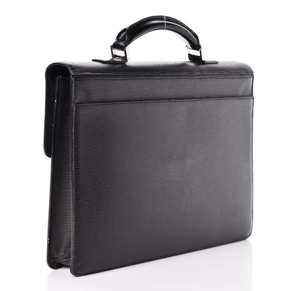 Louis Vuitton Epi Robusto 1 Compartment Briefcase Black 4 of 28