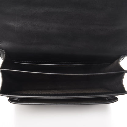 Saint Laurent Grained Calfskin Studded Medium Monogram Heart Sunset Black 5 of 8