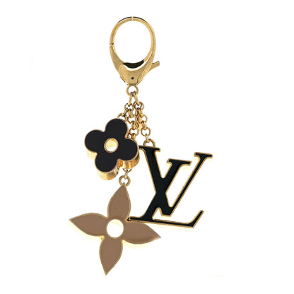 Louis Vuitton Metal Fleur De Monogram Bag Charm Dore Dore 1 of 5