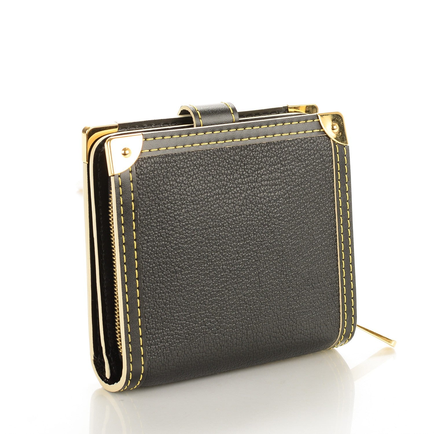 Louis Vuitton Suhali Compact Zipped Wallet Black 3 of 8