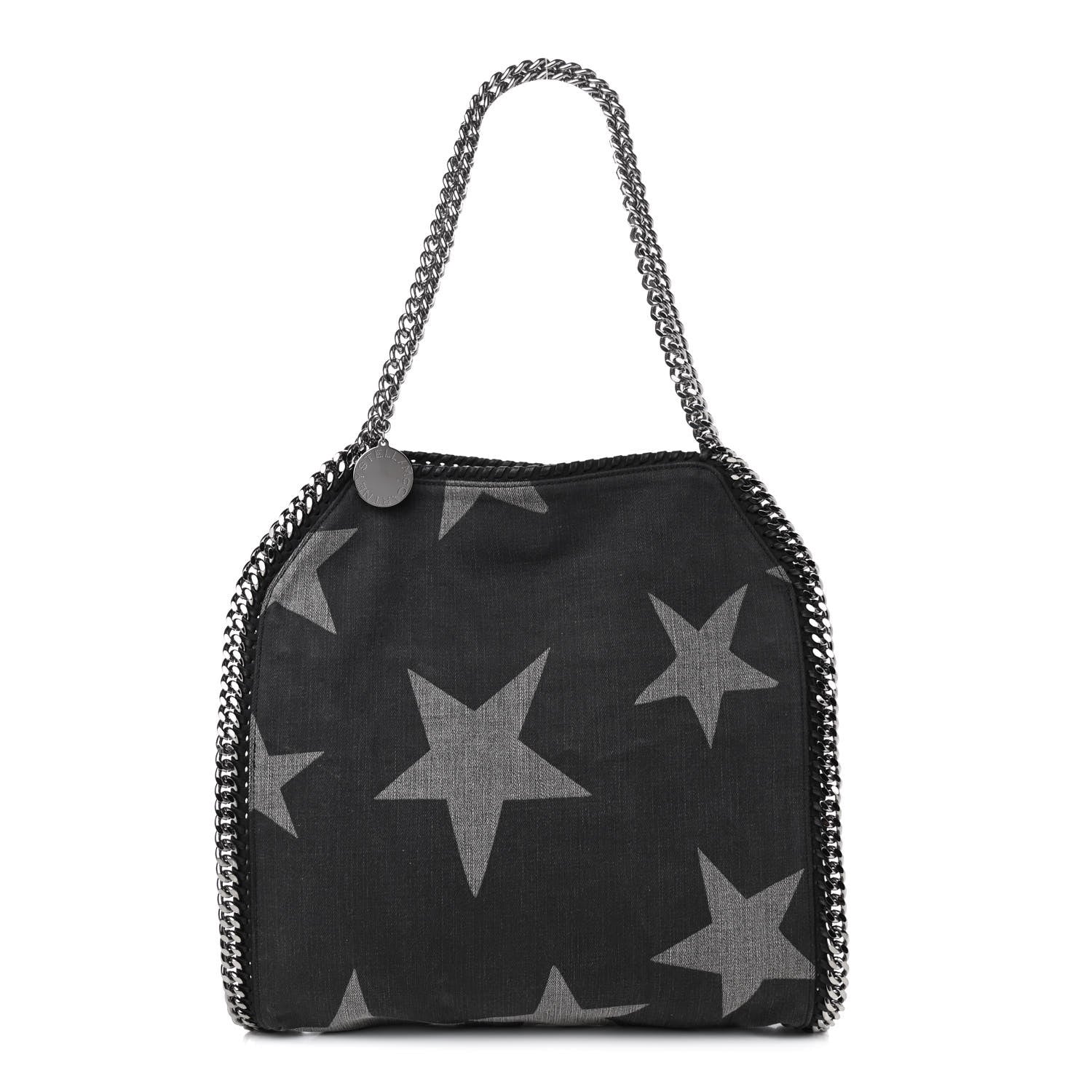 Stella McCartney Denim Star Small Falabella Tote Black 1 of 8