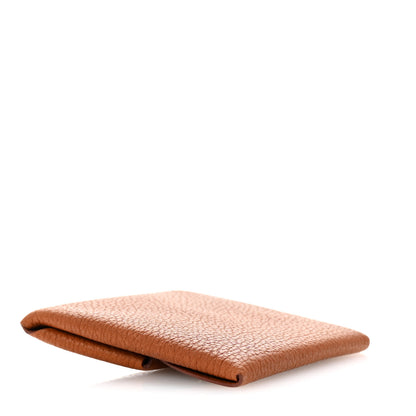 Hermes Barenia Faubourg Bastia Coin Purse Fauve 4 of 7