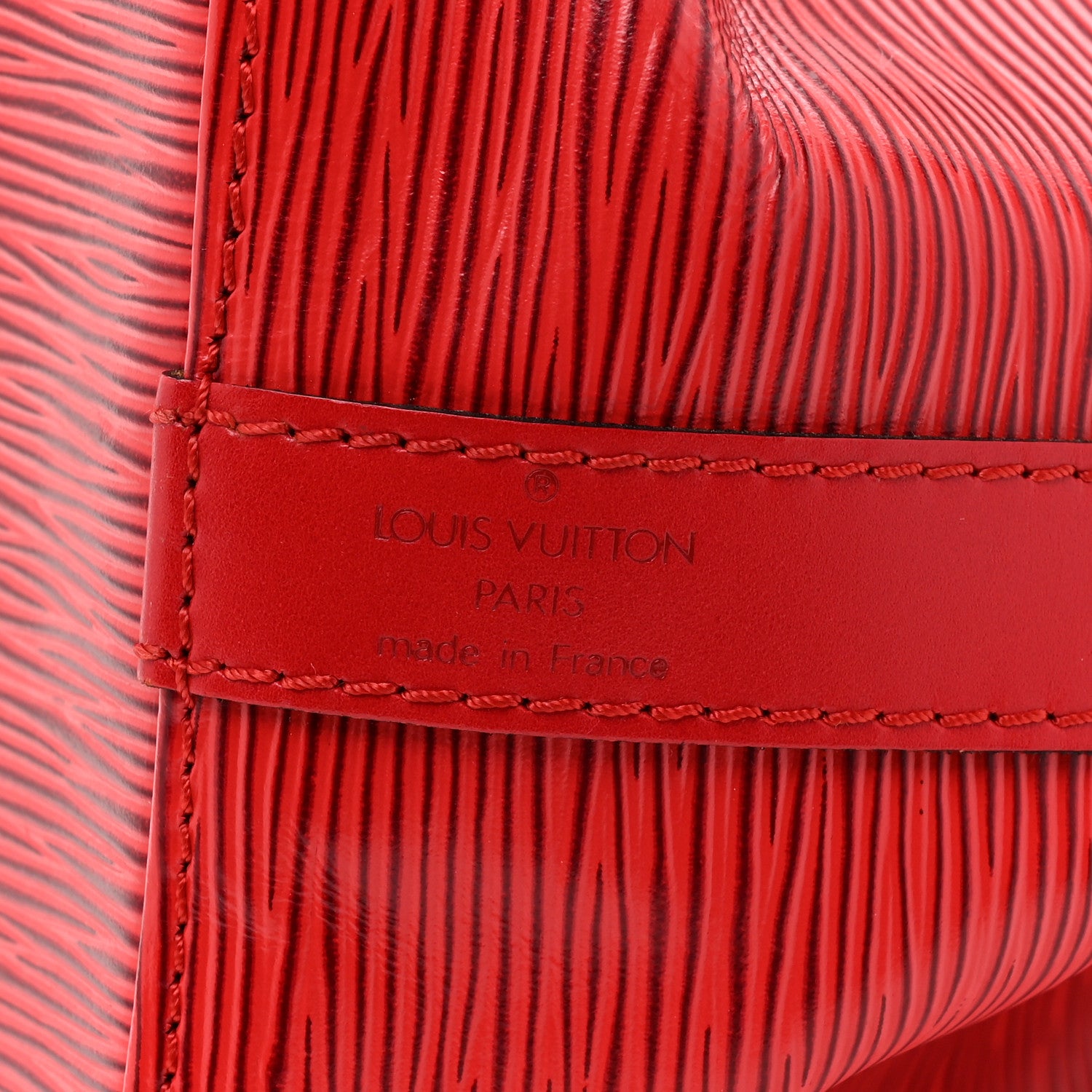 Louis Vuitton Epi Petit Noe Castillan Red 6 of 13