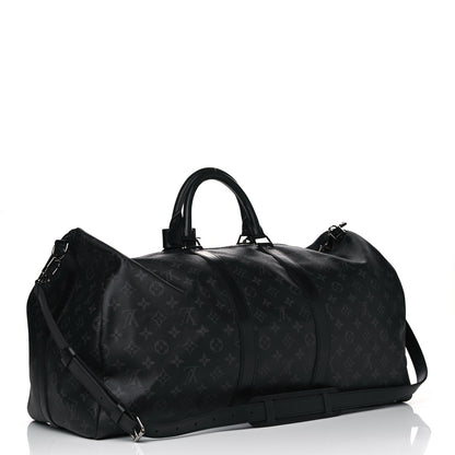 Louis Vuitton Monogram Eclipse Keepall Bandouliere 55 2 of 10