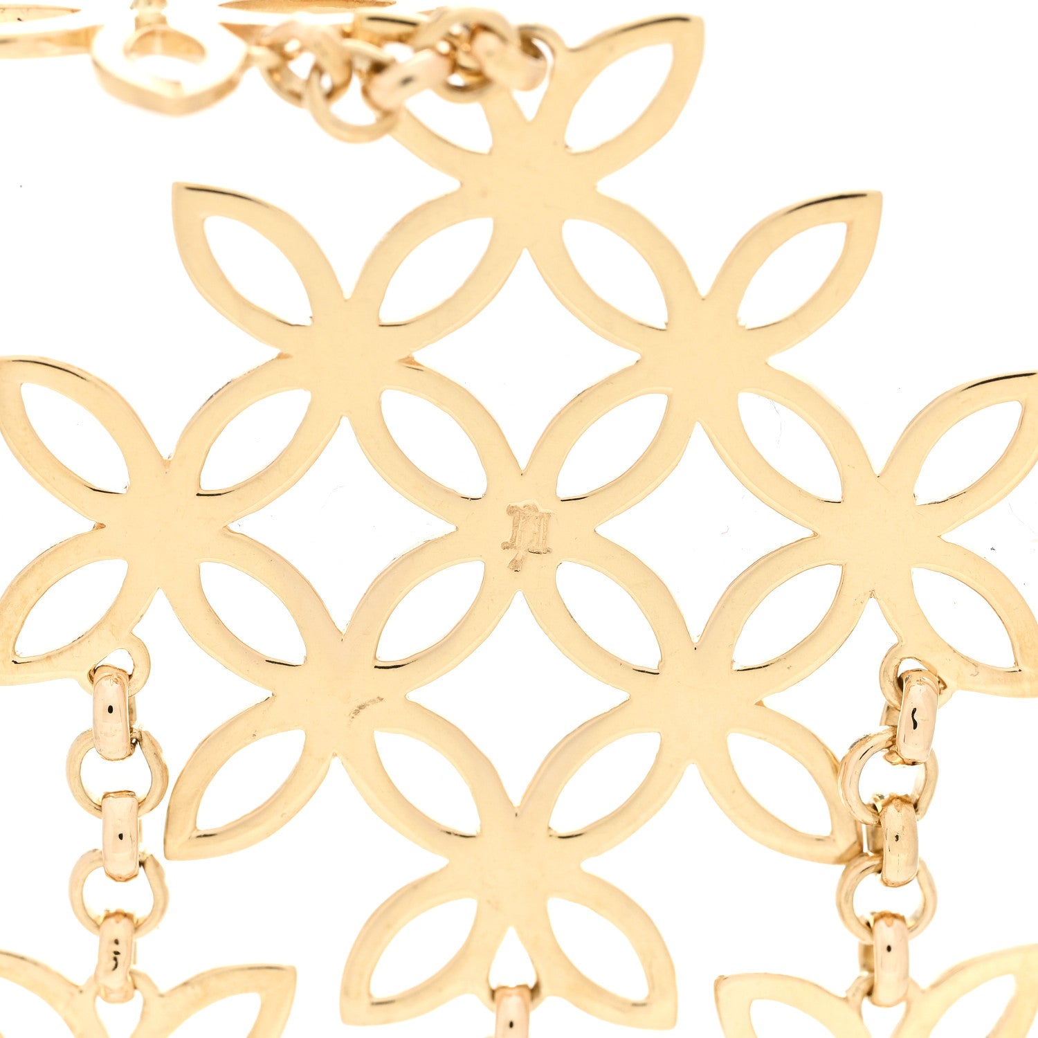 John Hardy 18K Yellow Gold Kawung Chandelier Earrings 4 of 6