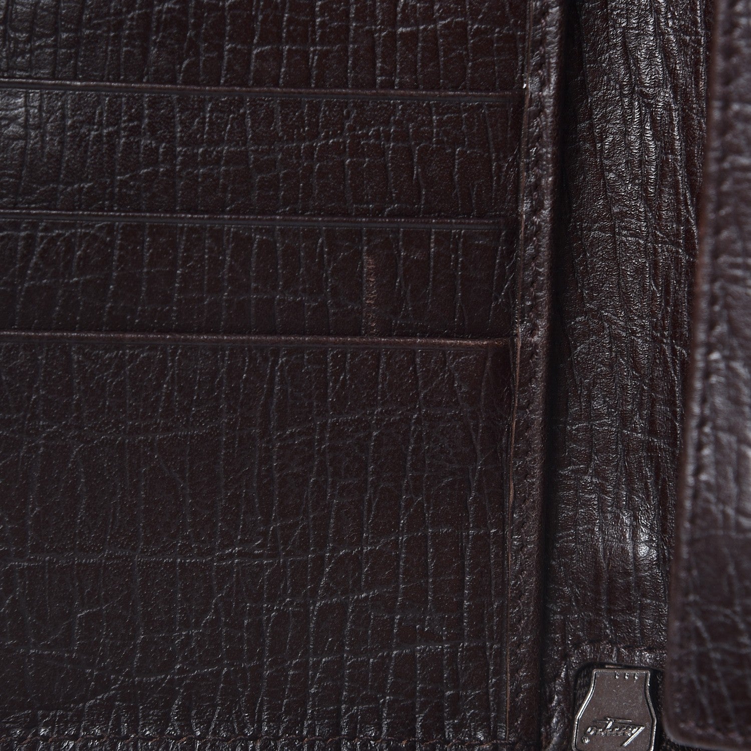Gucci GG Plus Monogram Zip Around Wallet Dark Brown 6 of 8