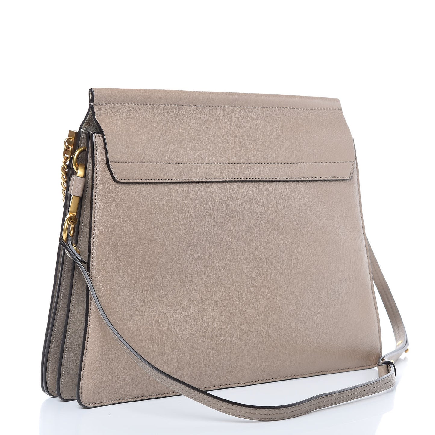 Goatskin Medium Faye Shoulder Bag Tan