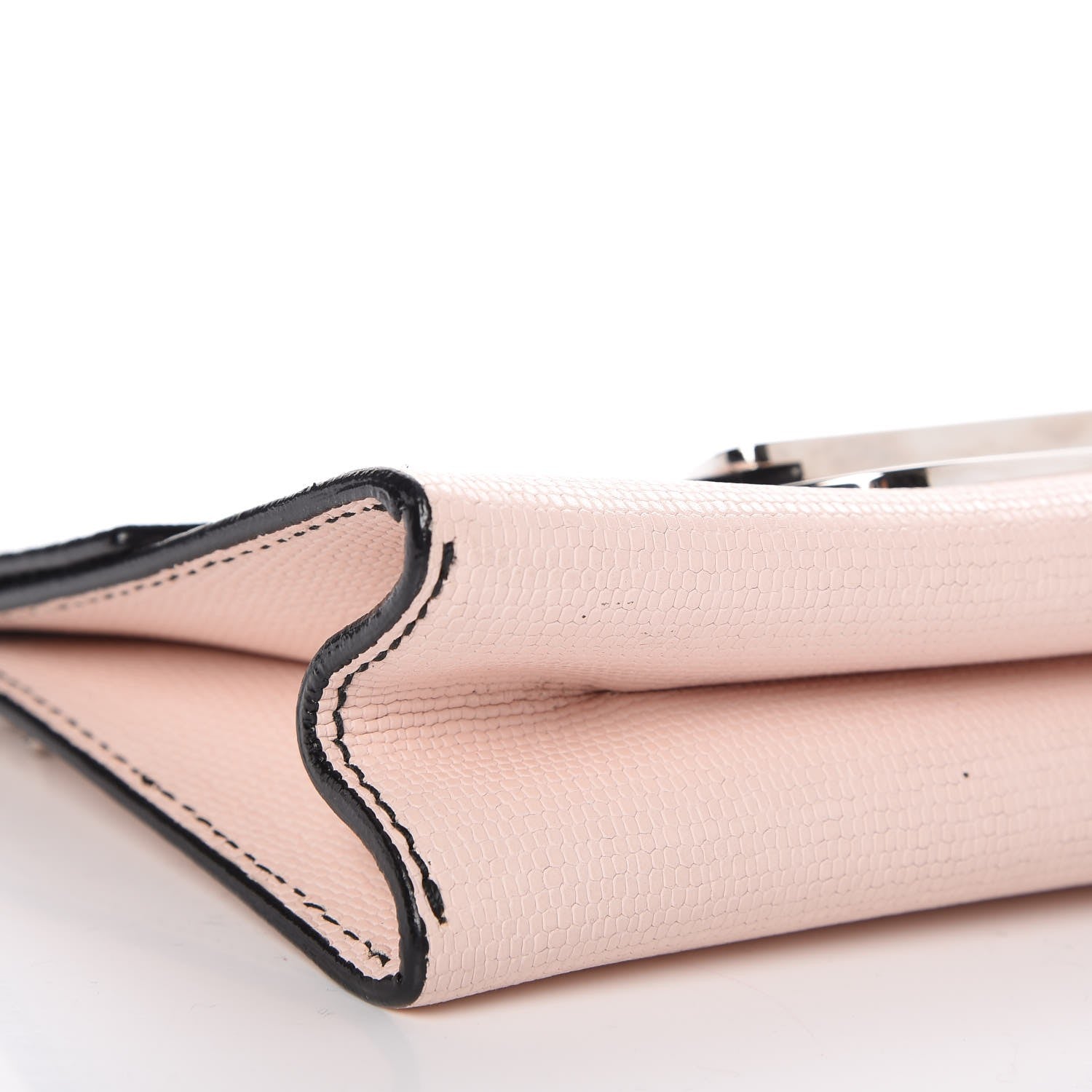 Proenza Schouler Lizard Calfskin Embossed Curl Crossbody Light Pink 8 of 10