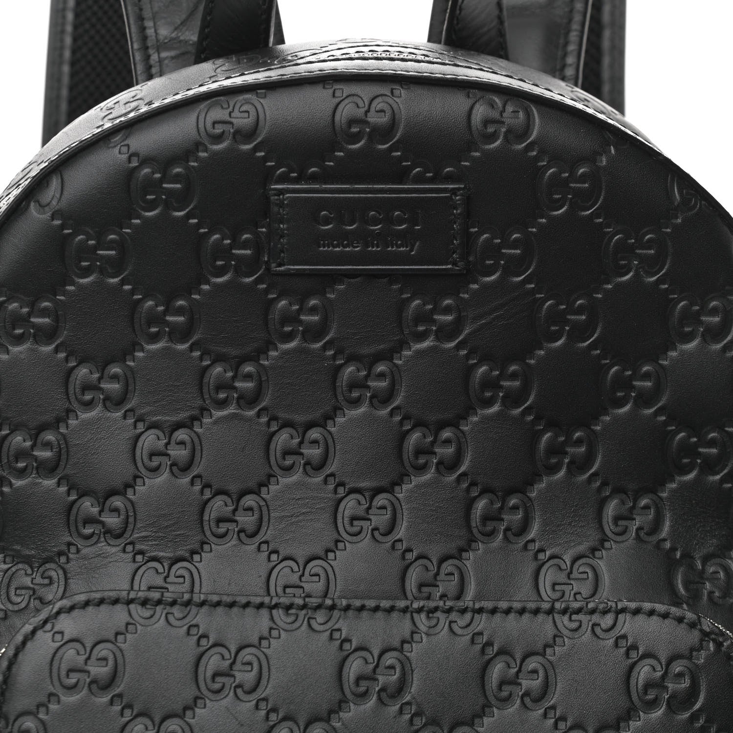 Gucci Guccissima Signature Small Day Backpack Black 8 of 12