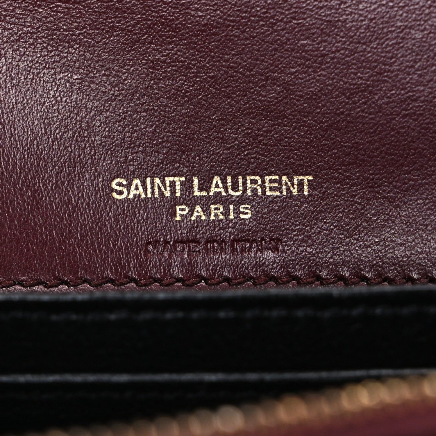 Saint Laurent Smooth Calfskin Monogram Kate Belt Bag Rouge Legion 6 of 11