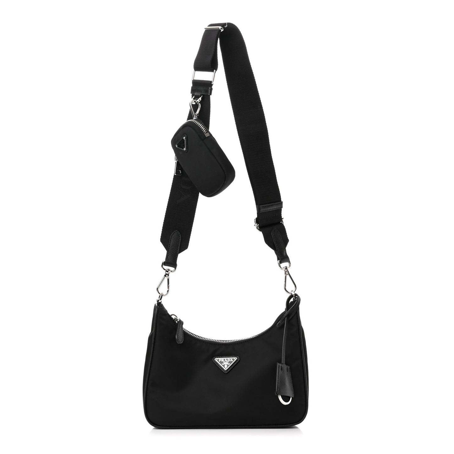 Nylon Re-Edition 2005 Shoulder Bag Black