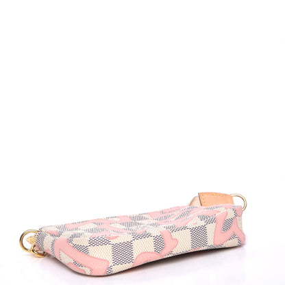 Louis Vuitton Damier Azur Tahitienne Mini Pochette Accessories 4 of 8