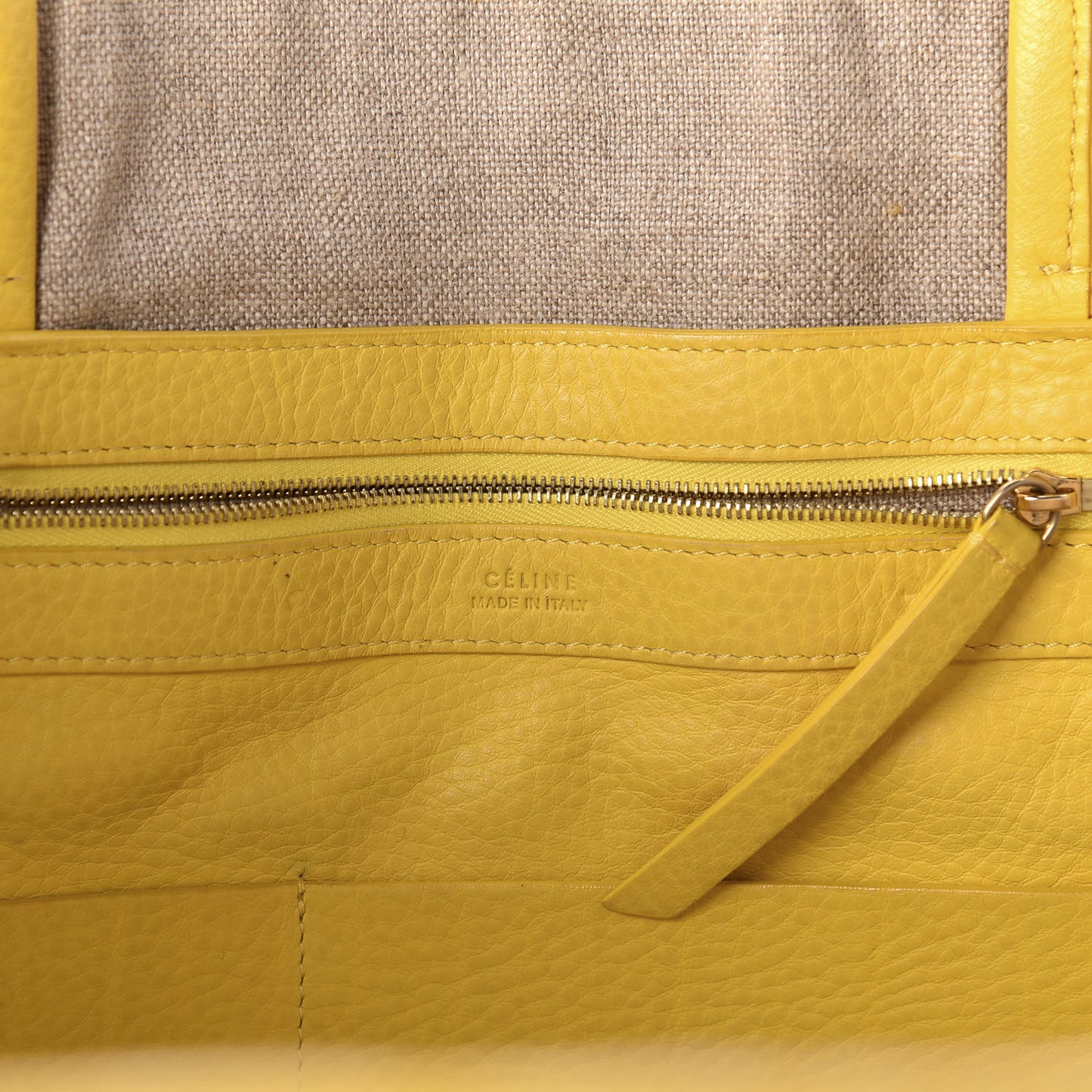 Soft Grained Calfskin Small Belt Cabas Phantom Sunflower