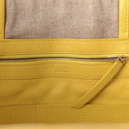 Celine Soft Grained Calfskin Small Belt Cabas Phantom Sunflower 7 of 11