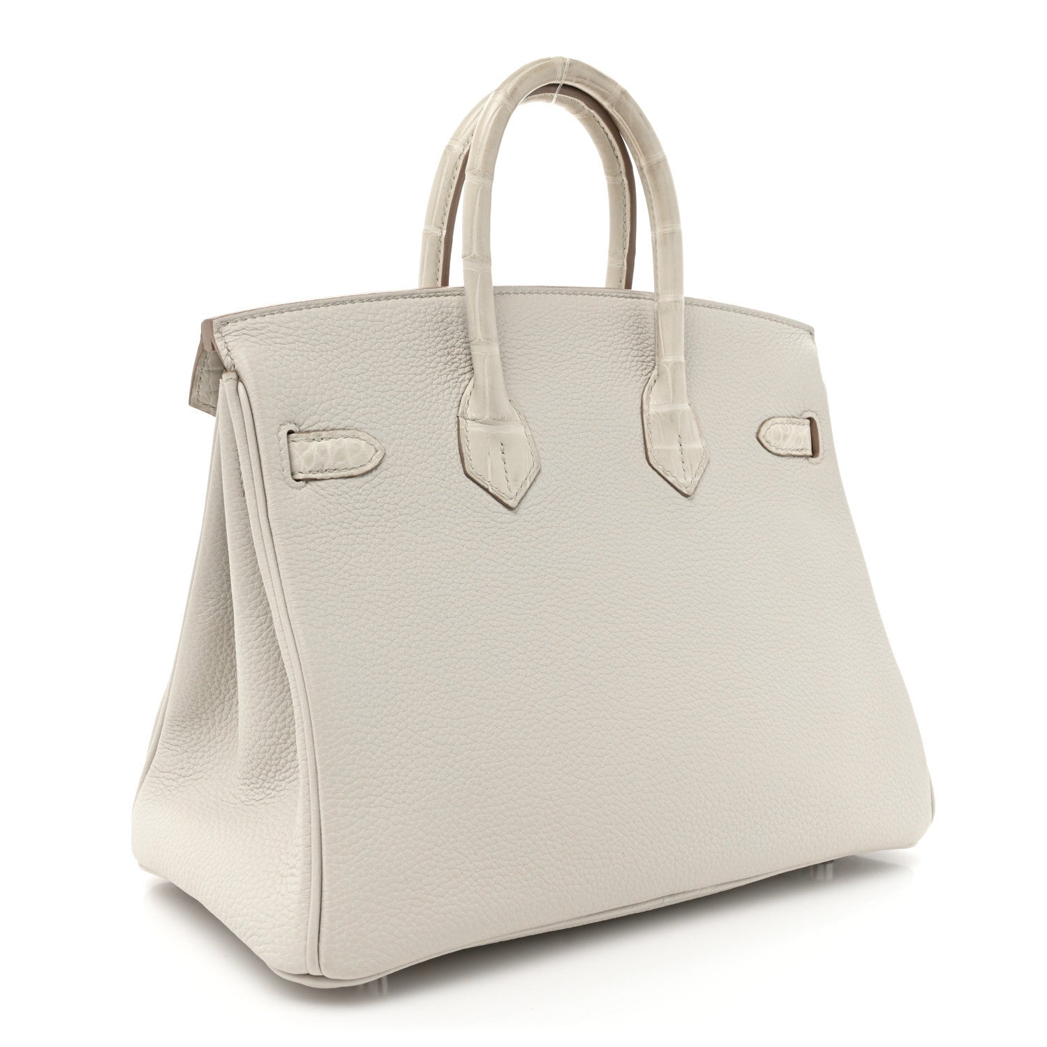 Hermes Togo Matte Alligator Birkin Touch 25 Beton 3 of 11
