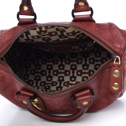 Gucci Guccissima Medium Babouska Boston Red 5 of 9