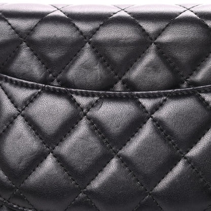 Chanel Lambskin Quilted Wallet On Chain WOC Black 16 of 17