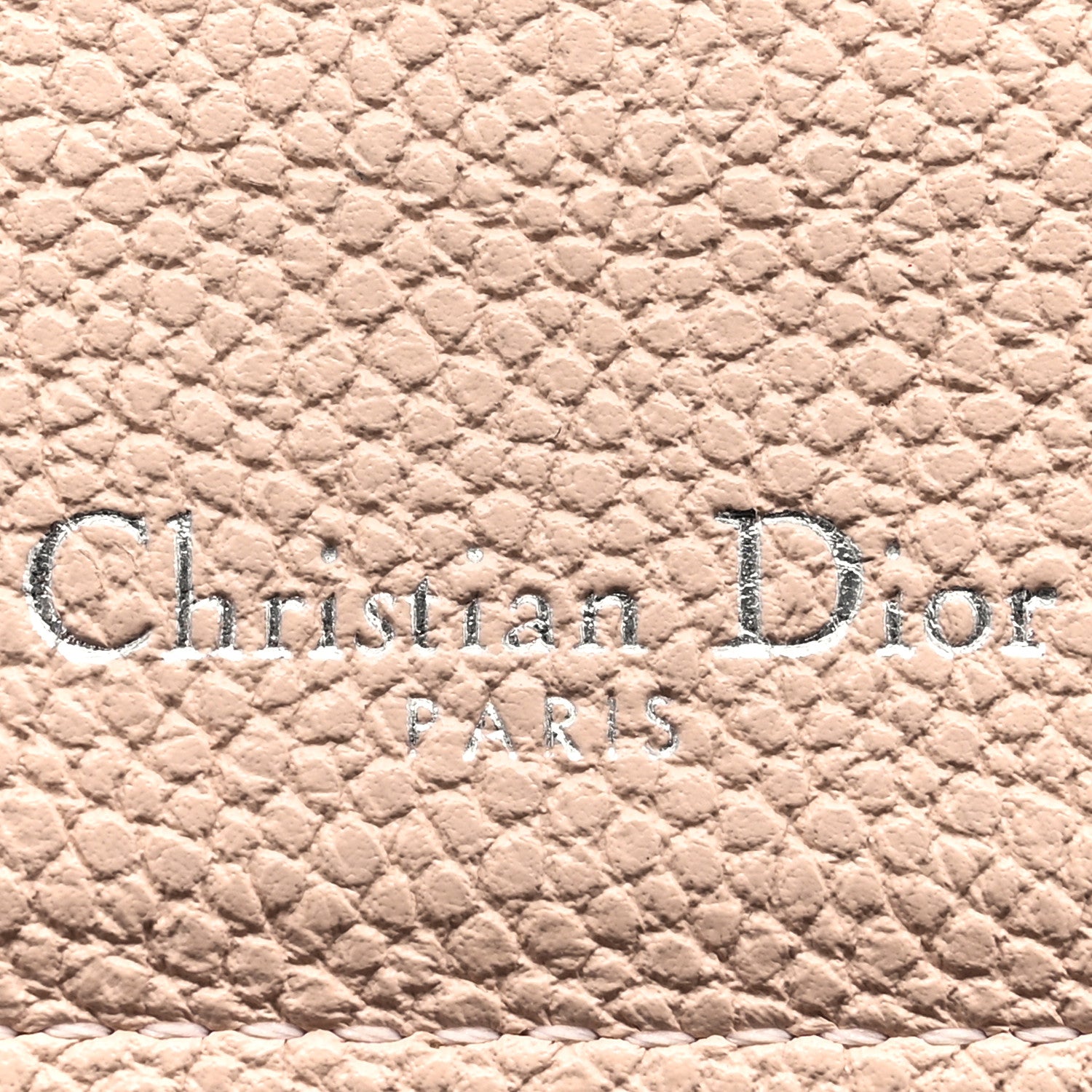 Christian Dior Grained Calfskin Cannage Diorama Card Holder Rose Poudre 6 of 8