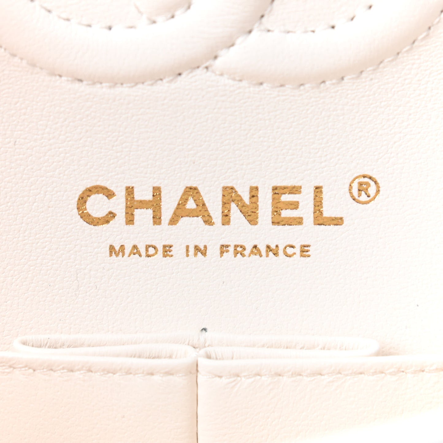 Caviar Quilted Small Double Flap White