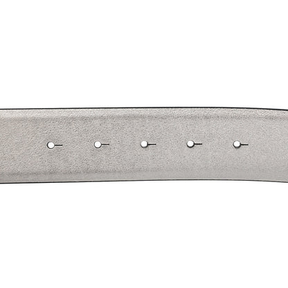 Valentino Garavani Metallic Calfskin Crystal VLogo 40mm Belt 95 38 Silver 3 of 5