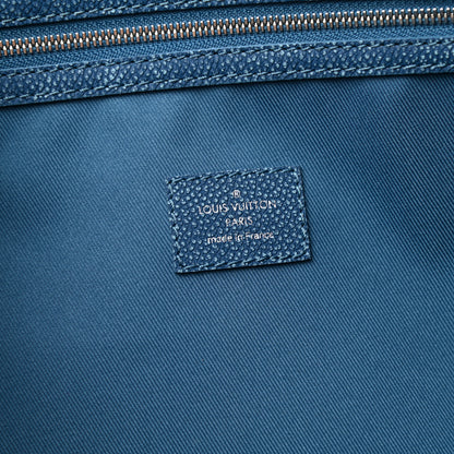 Louis Vuitton Cowhide Monogram Keepall Bandouliere 50 Denim Blue 5 of 7