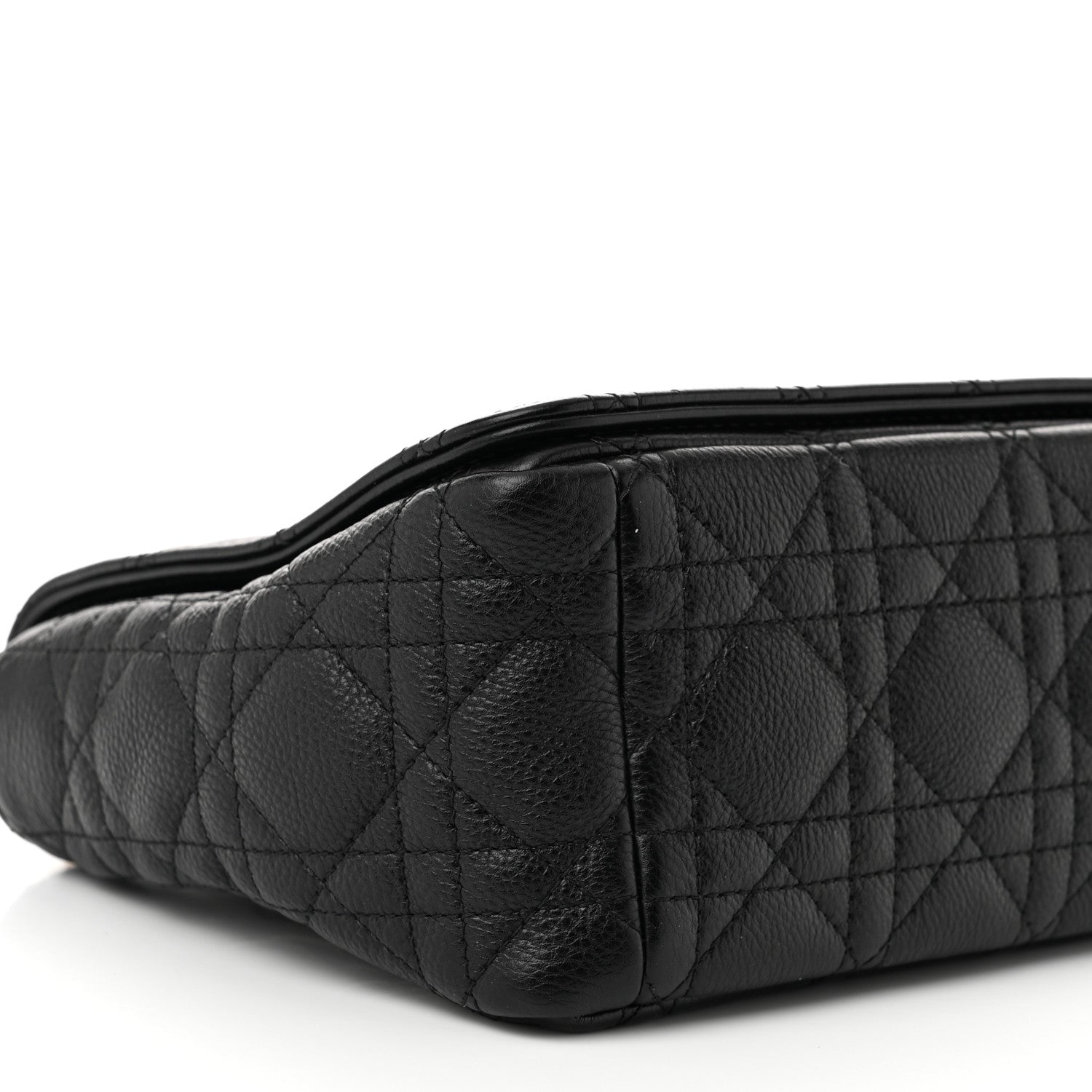 Christian Dior Calfskin Cannage Medium Caro Bag Black 9 of 11
