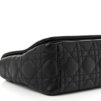 Christian Dior Calfskin Cannage Medium Caro Bag Black 9 of 11