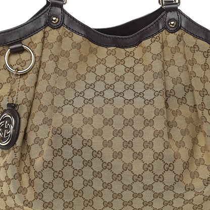 Gucci Monogram Large Sukey Tote Dark Brown 12 of 12