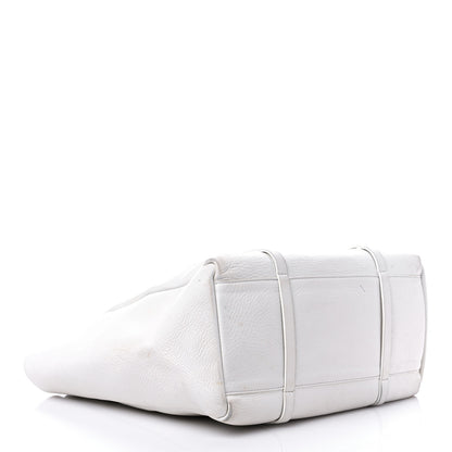 Balenciaga Veau Baltimore Double Sided Small Everyday Tote Optic White Black 4 of 24