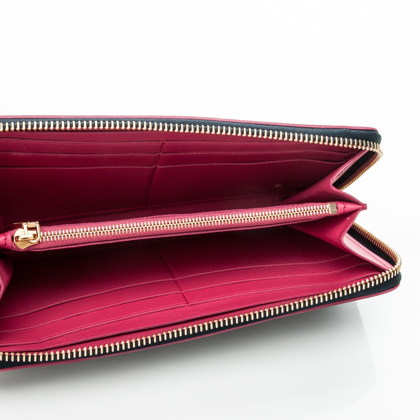 Veau Soie Iena Wallet Cobalt