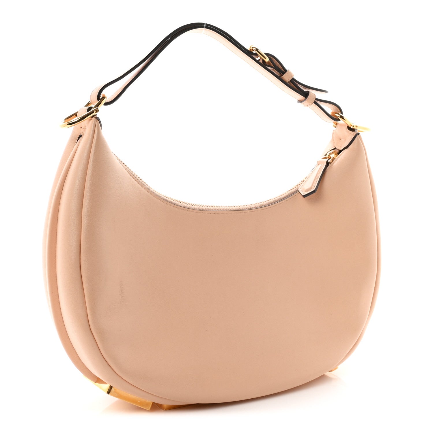 Fendi Vitello Grace Matte Small Fendigraphy Hobo Bag Light Rose 3 of 10