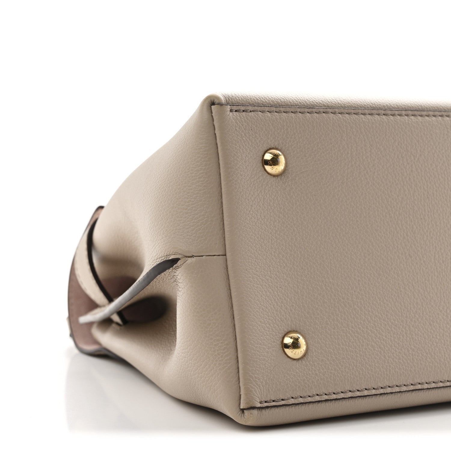 Louis Vuitton Soft Calfskin Lockme Ever MM Greige 8 of 9