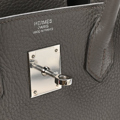 Hermes Togo BIRKIN 30 Etain 6 of 10