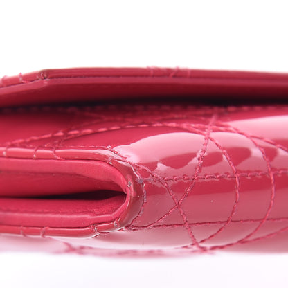 Christian Dior Patent Cannage Rendezvous Wallet Pink 9 of 13