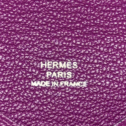 Hermes Chevre Mysore Calvi Card Case Anemone 6 of 10