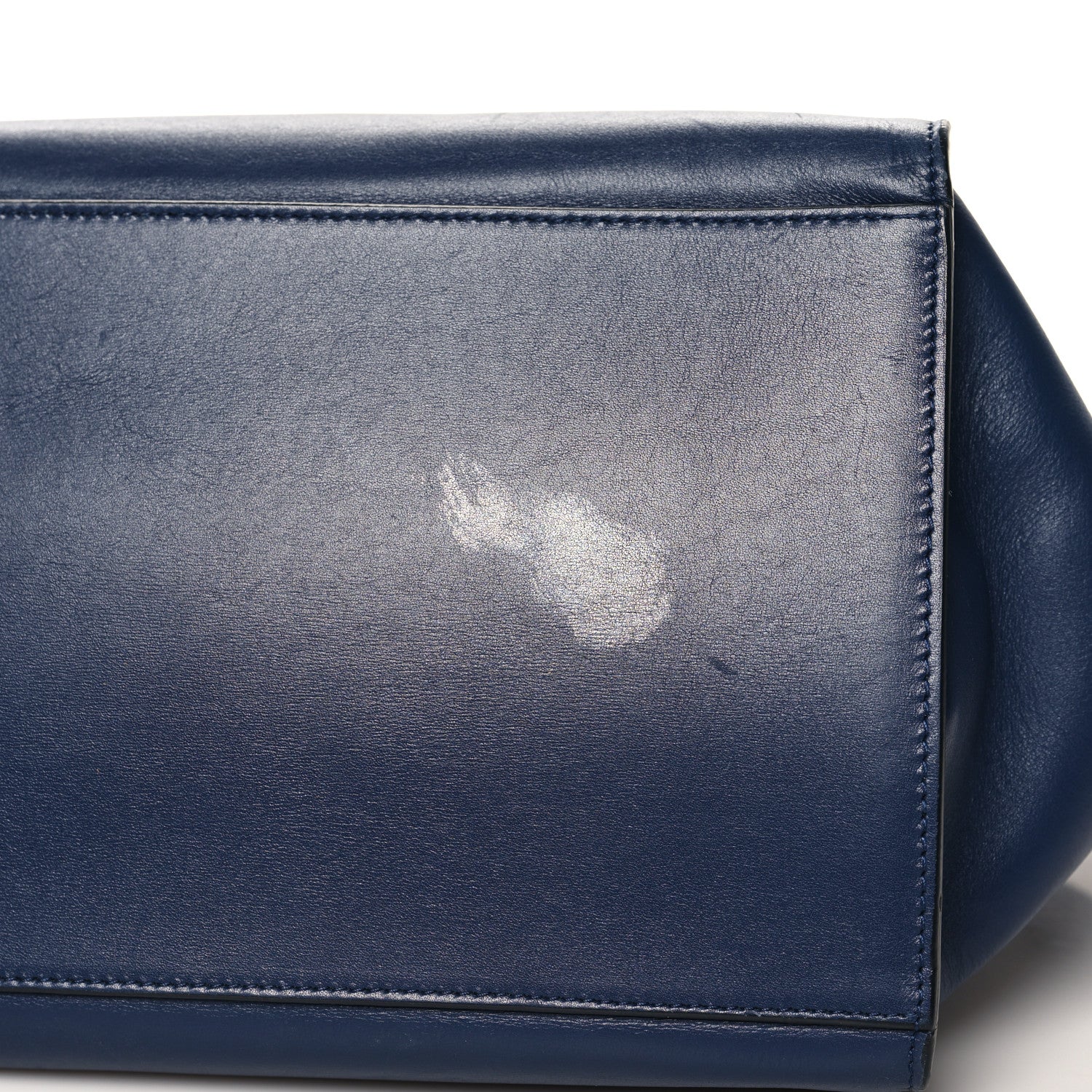 Celine Smooth Calfskin Medium Trapeze Indigo 12 of 12