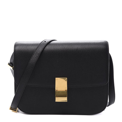 Celine Goatskin Medium Classic Box Flap Bag Black 1 of 10