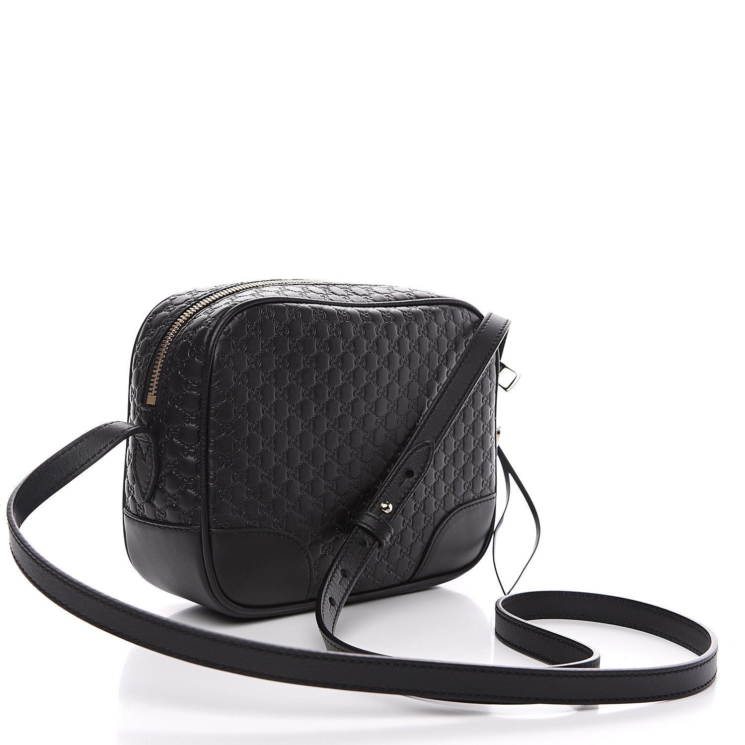 Gucci Microguccissima Mini Bree Messenger Bag Black 2 of 9