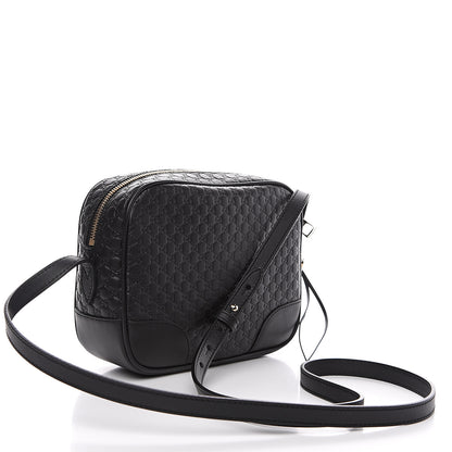 Gucci Microguccissima Mini Bree Messenger Bag Black 2 of 9