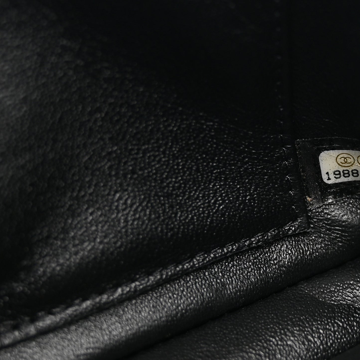Lambskin Quilted Extra Mini Flap Black