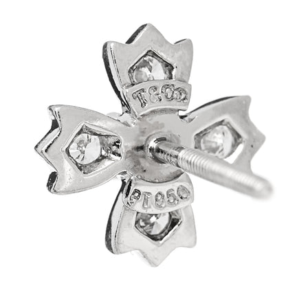 Tiffany Platinum Diamond Floret Stud Earrings 5 of 5