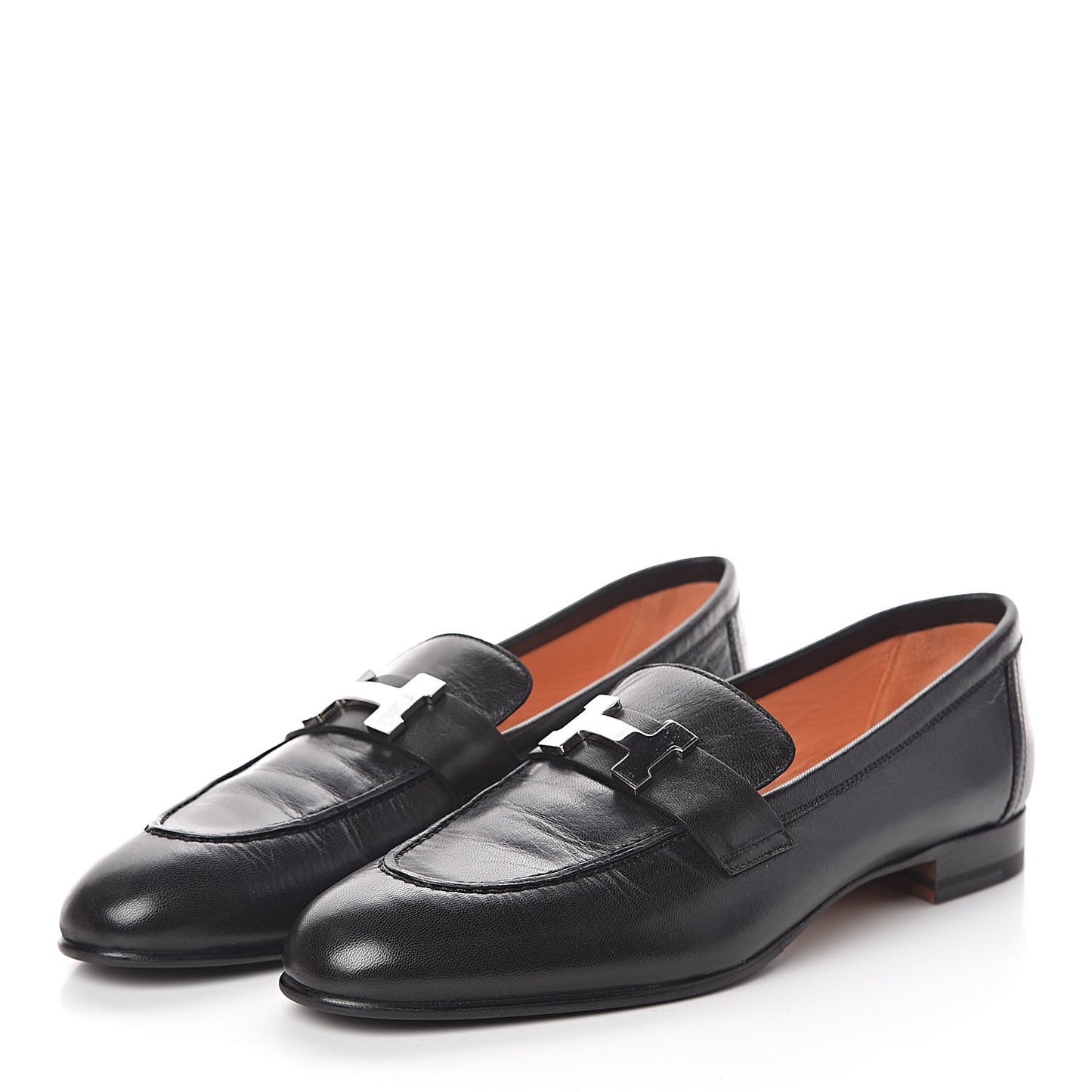 Goatskin Paris Loafers 37 Black