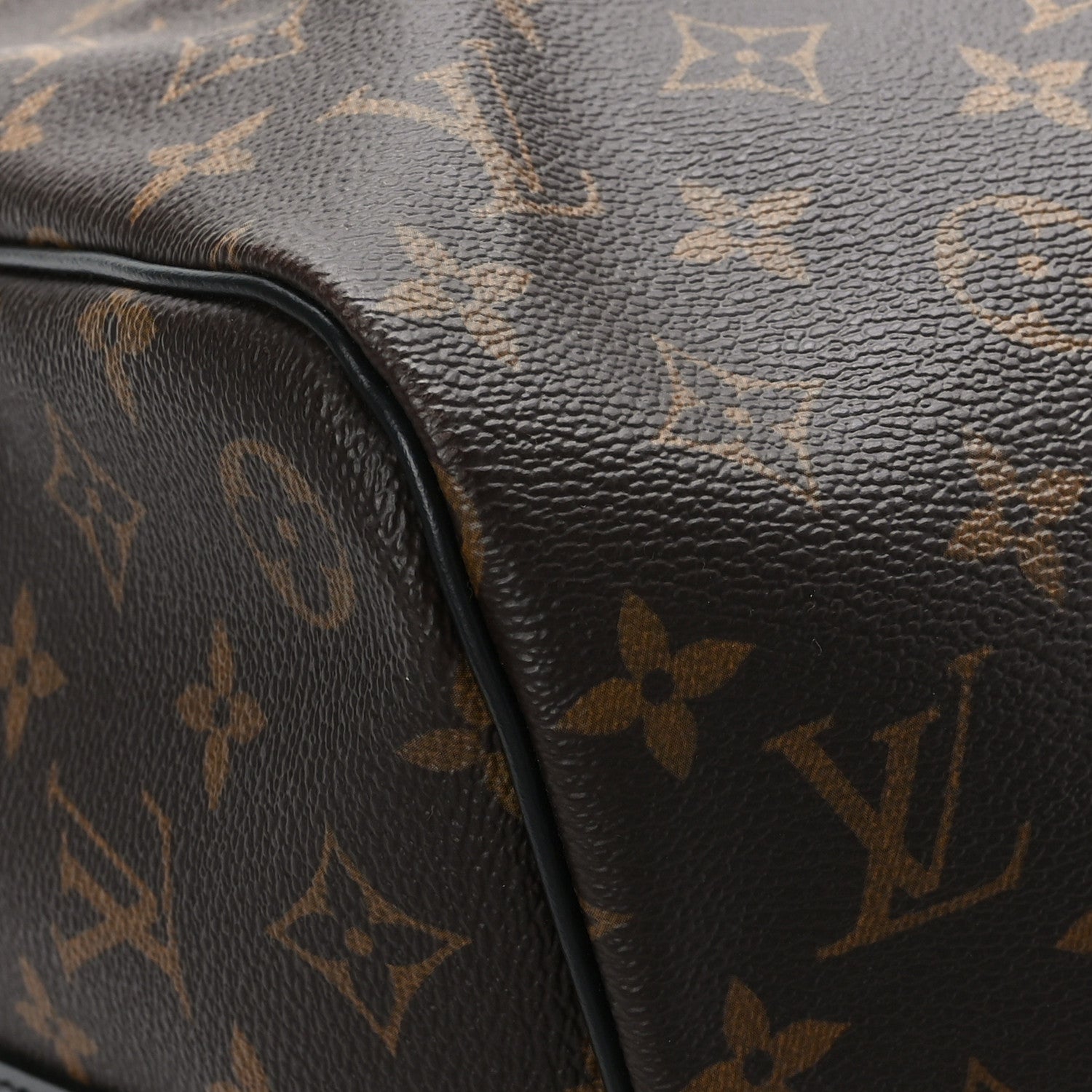Louis Vuitton Monogram Macassar Keepall Bandouliere 45 7 of 10