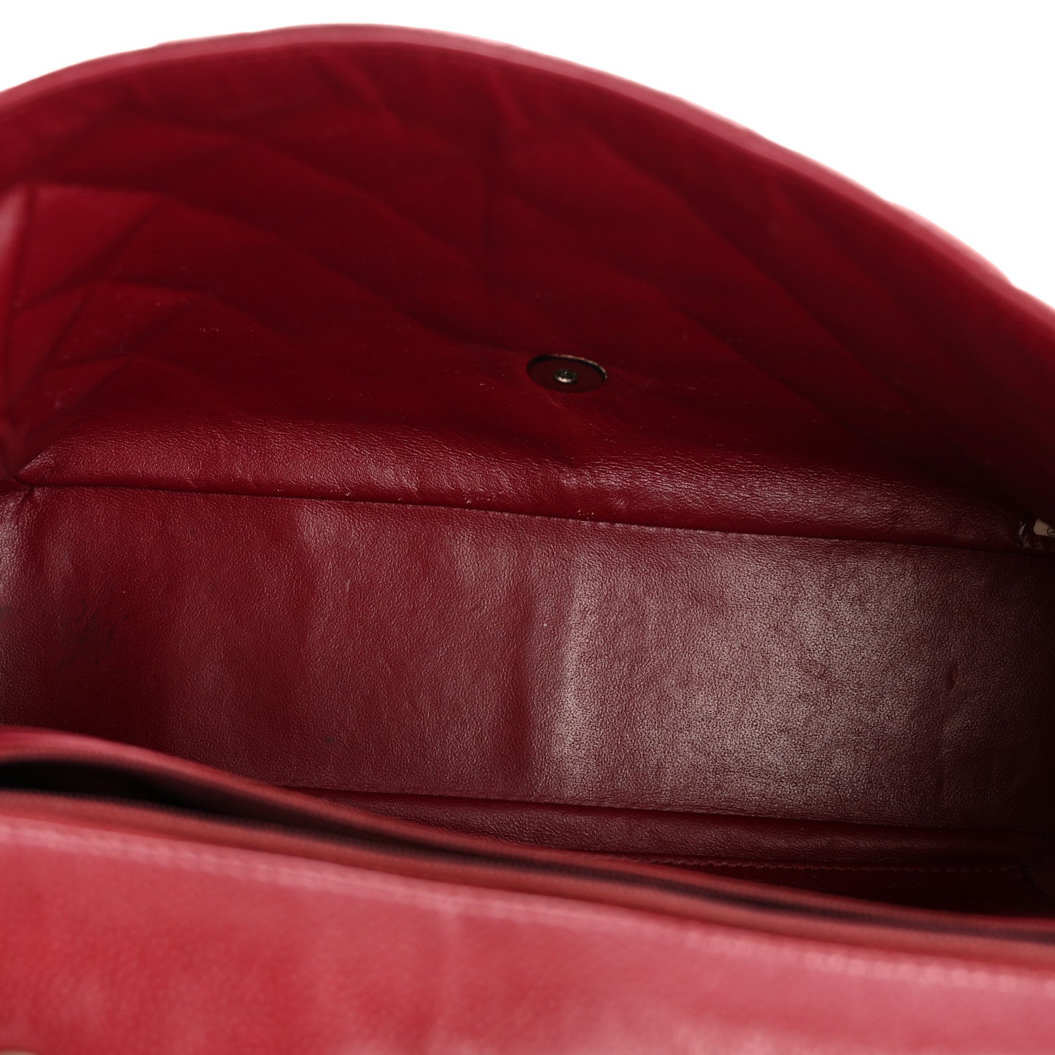 Chanel Caviar Quilted Jumbo Double Flap Dark Red 5 of 13
